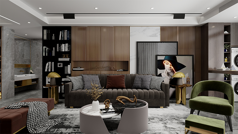 Interior PVC Wall Panels Tấm tường PVC nội thất