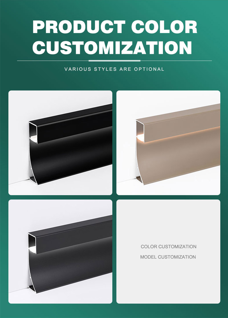 Tấm ốp ch&acirc;n tường led nhiều m&agrave;u