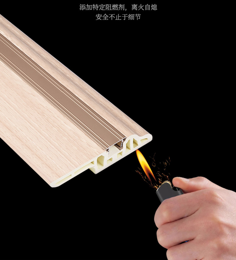 Tấm ốp ch&acirc;n tường bằng nhựa chống ch&aacute;y