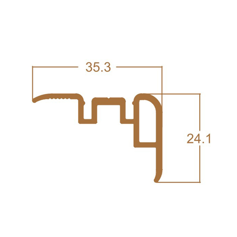 Viền cạnh cầu thang sang trọng