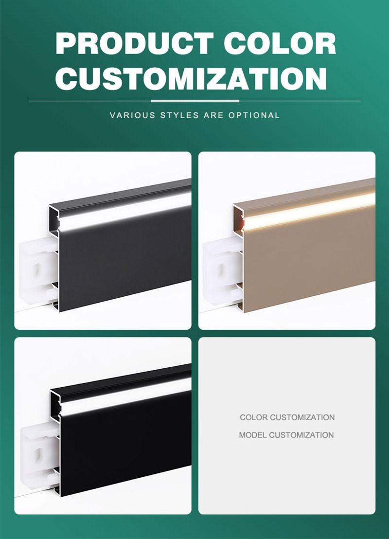 Tấm ốp ch&acirc;n tường led nhiều m&agrave;u