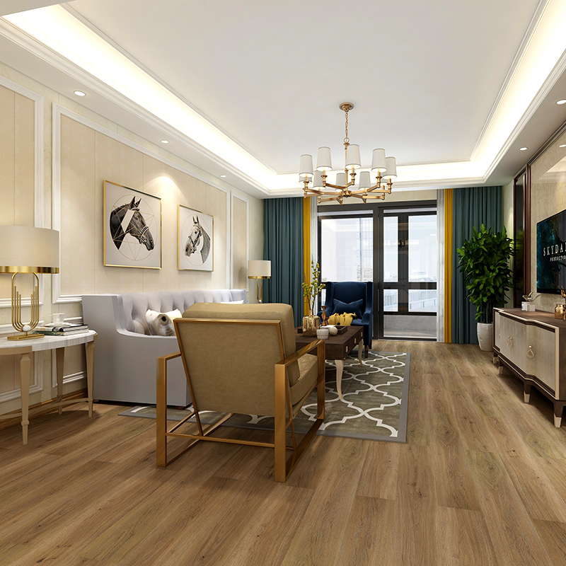 S&agrave;n Vinyl chống thấm hạt gỗ