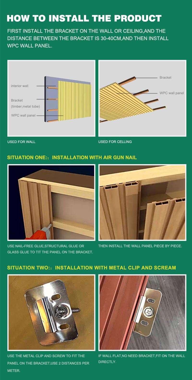Dễ d&agrave;ng lắp đặt Tấm tường chống thấm