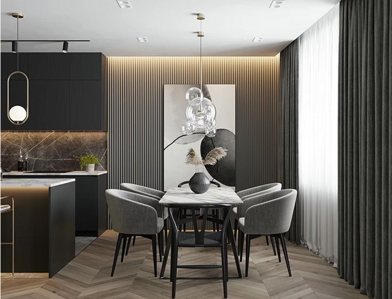 bảng tường nội thất wpc