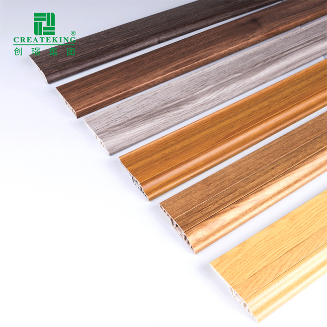 Tấm ốp chân tường PVC PVC Moulding Floor Trim