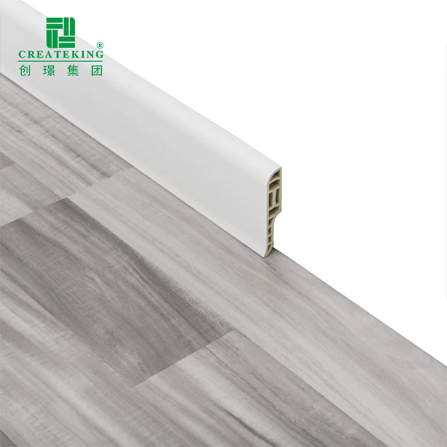 Tấm ốp chân tường bằng bút chì PVC 75 * 18mm