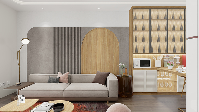 bảng tường wpc trang tr&iacute;