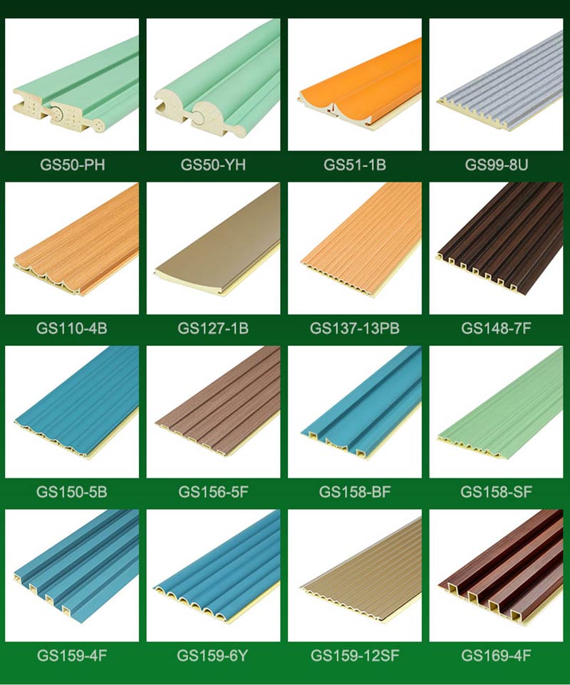 Nội thất tấm tường WPC k&iacute;ch thước kh&aacute;c nhau