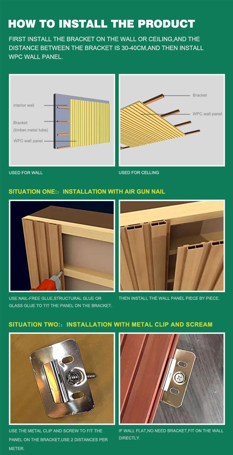 Tấm ốp tường WPC sang trọng
