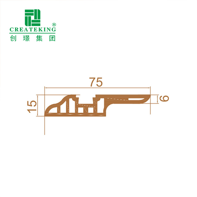 Tấm ốp chân tường màu nâu