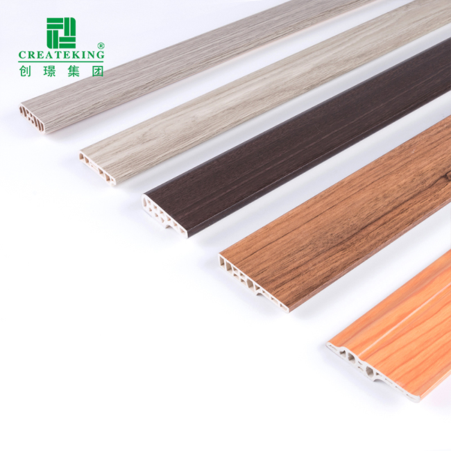 Tấm ốp chân tường PVC PVC Moulding Floor Trim