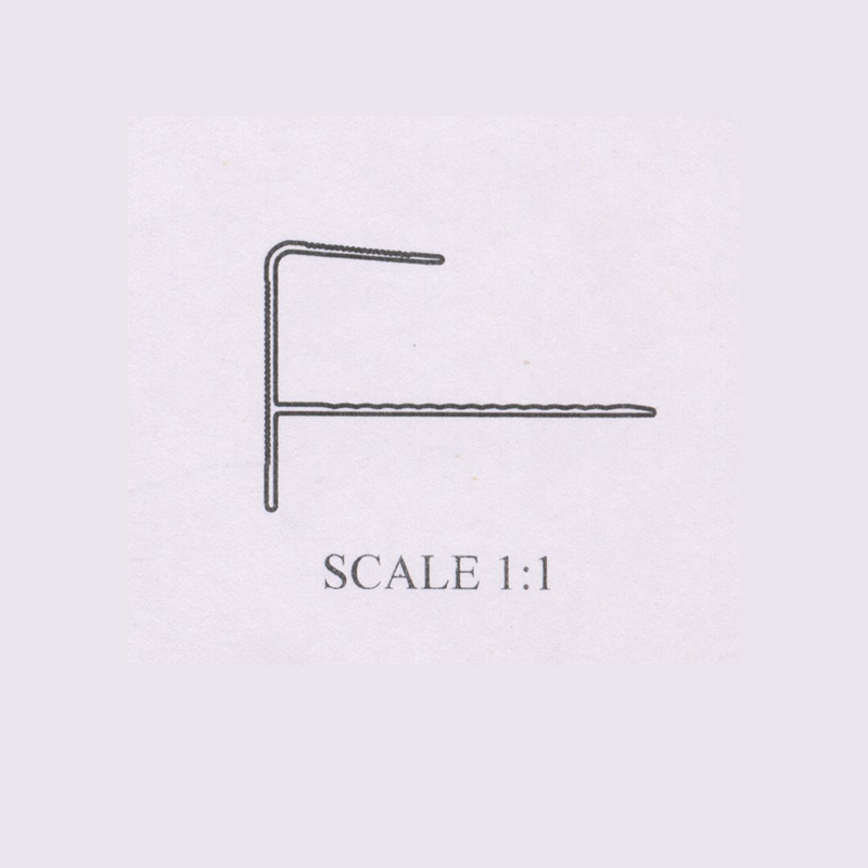 Viền cầu thang h&igrave;nh chữ F bền