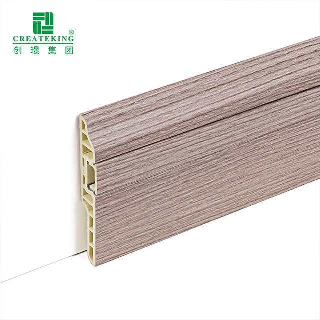 Tấm ốp chân tường ẩn PVC 90 * 14mm