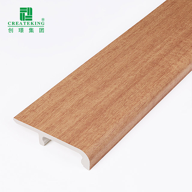 Tấm ốp chân tường kẹp PVC 75 * 15mm