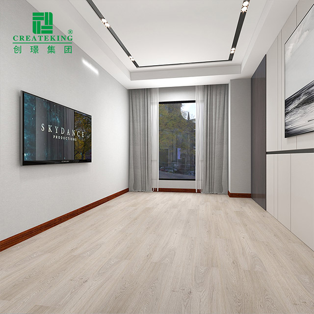 Tấm ốp chân tường bằng bút chì PVC 75 * 18mm