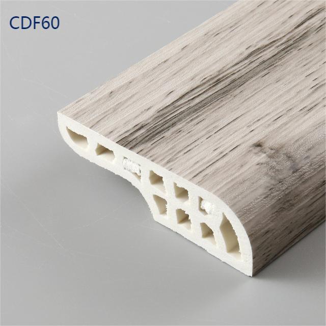 Tấm ốp chân tường PVC CDF60