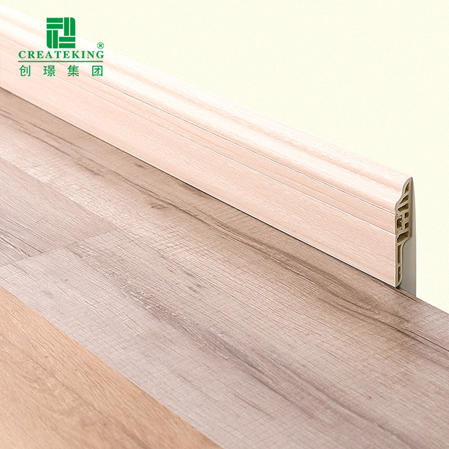 Tấm ốp chân tường ẩn móng tay bằng nhựa PVC 78 * 17mm