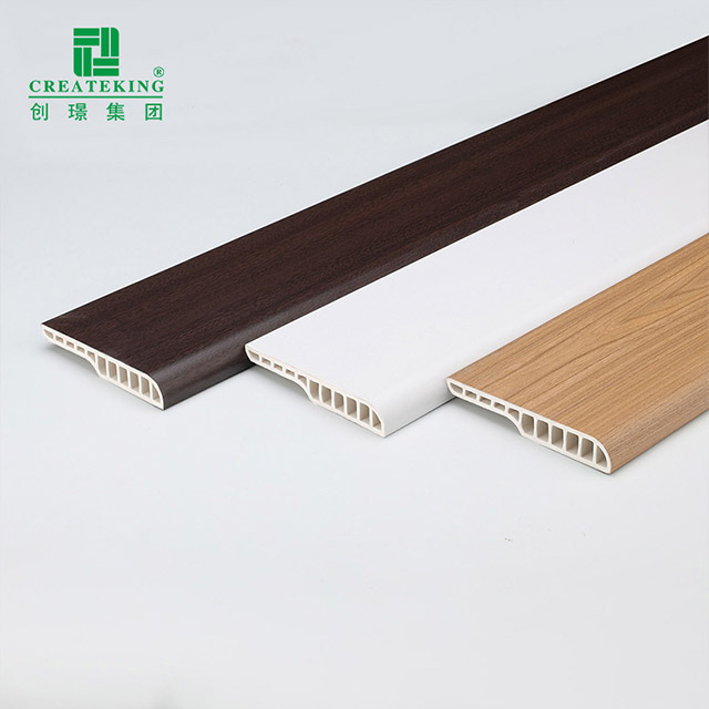 Ván chân tường tròn bằng bút chì PVC 95 * 15mm