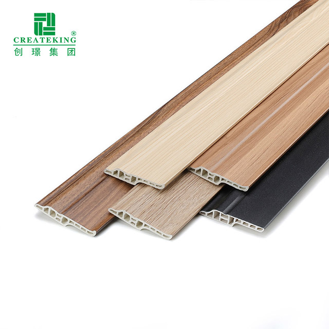 Tấm ván chân tường rỗng nhiều khoang PVC 70 * 16mm