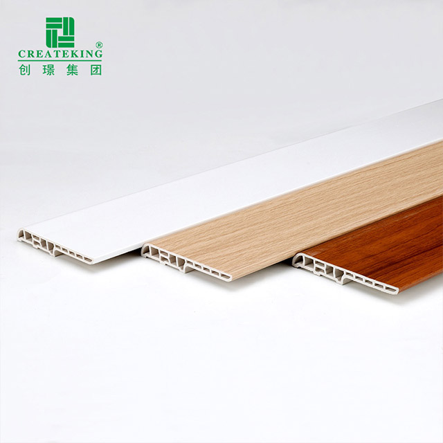 Tấm ốp chân tường cao 100 * 13mm SPC