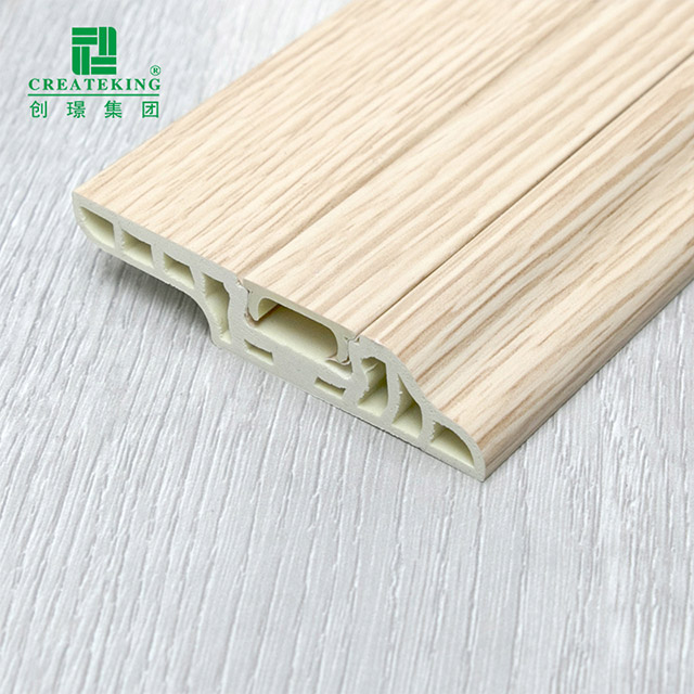 Tấm ốp chân tường ẩn PVC 70 * 14mm