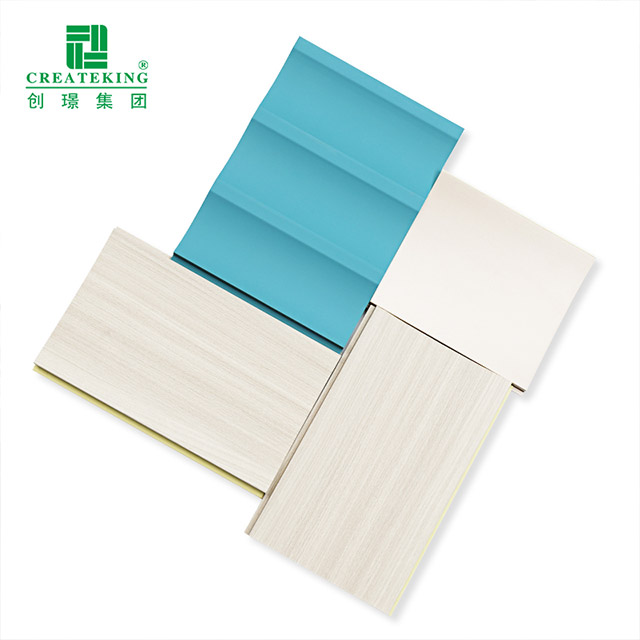 Tấm tường WPC vòng cung bên trong 210 * 15mm