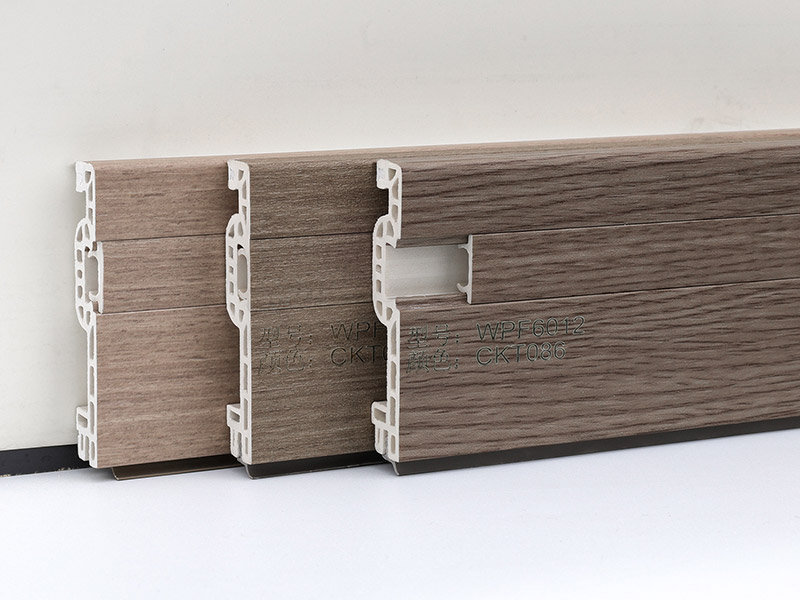 Tấm ốp ch&acirc;n tường ẩn WPC 60 * 12mm