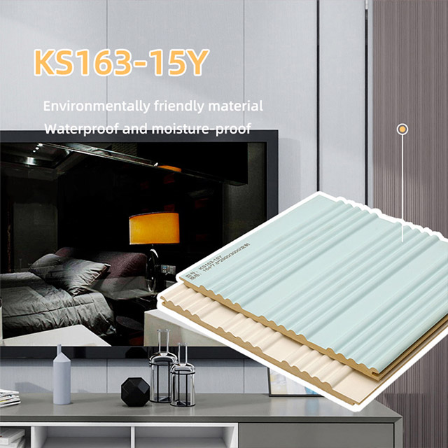 Tấm tường có rãnh cong đặc 164 * 7,8mm