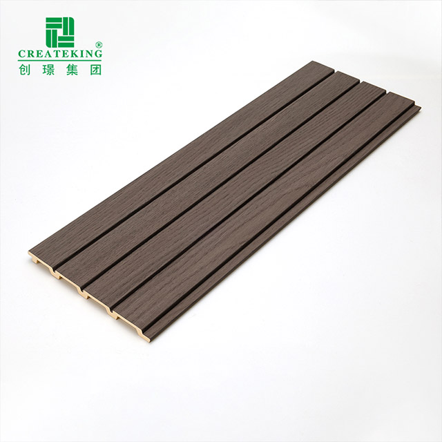 Tấm ốp tường bằng nhựa PVC hoàn thiện bằng gỗ 170 * 11mm