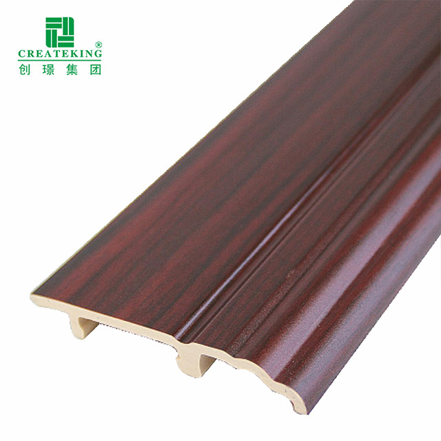 Tấm ốp chân tường kẹp PVC 100 * 15mm