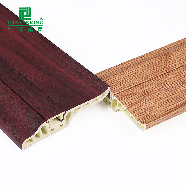 Tấm ốp chân tường bằng nhựa PVC 68 * 17mm