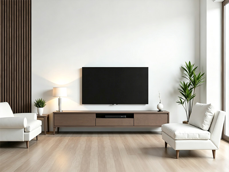 &Yacute; tưởng thiết kế tường nền TV