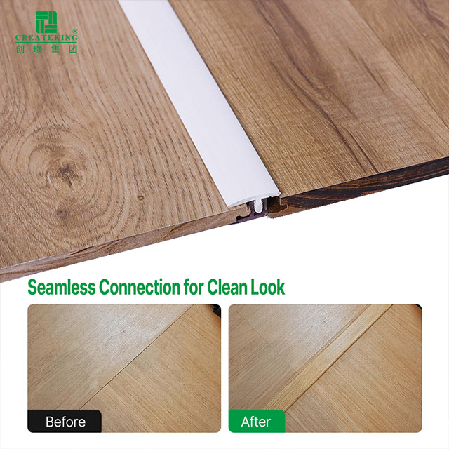 Dải chuyển tiếp sàn PVC hình chữ T 25 * 8mm