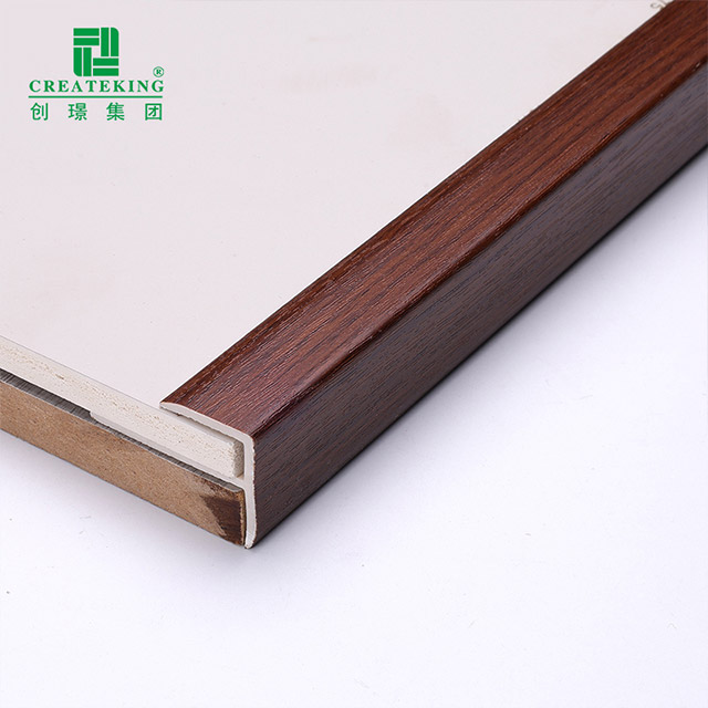 Hồ sơ mũi cầu thang PVC hình chữ F 20 * 25 mm