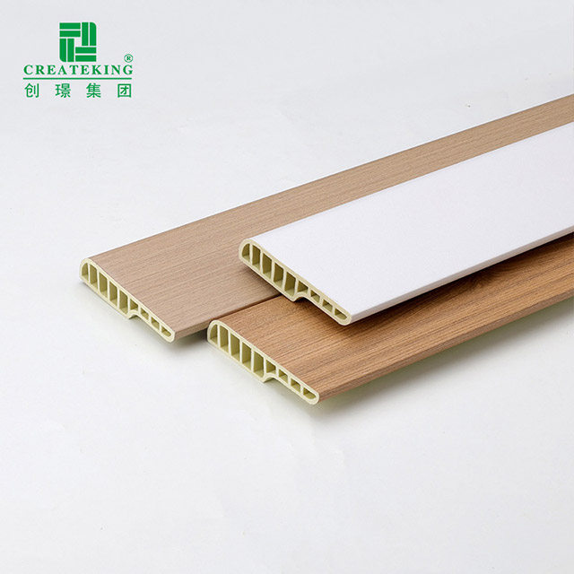 Ván chân tường tròn bằng bút chì PVC 75 * 15mm
