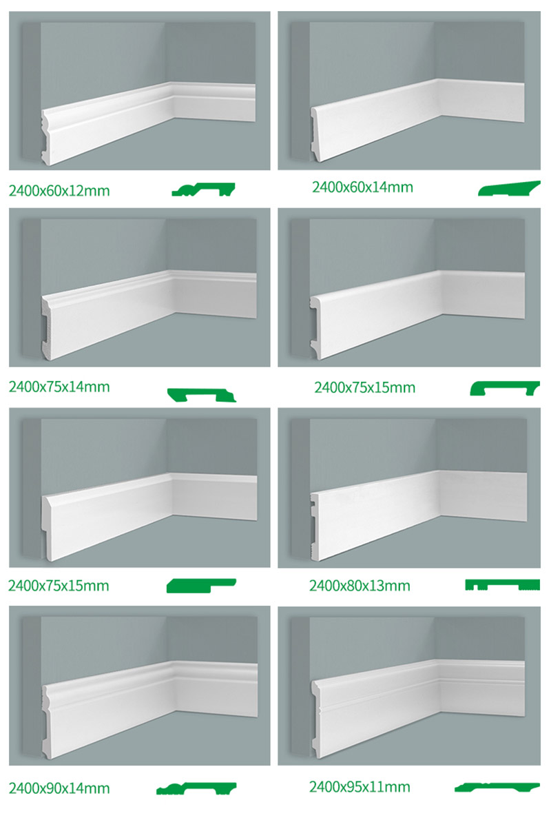 Tấm ốp ch&acirc;n tường bằng Polystyrene