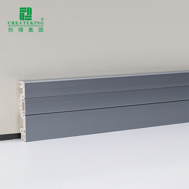 Tấm ốp chân tường ẩn WPC 50 * 12mm