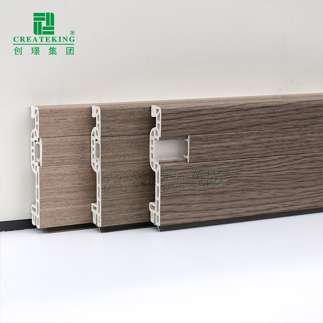 Tấm ốp chân tường ẩn WPC 60 * 12mm