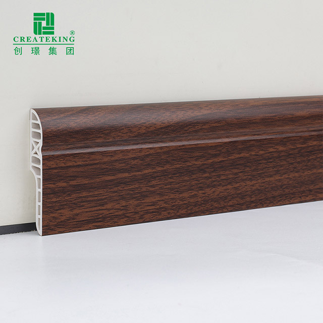 Ván chân tường tròn bằng bút chì PVC 70 * 15mm