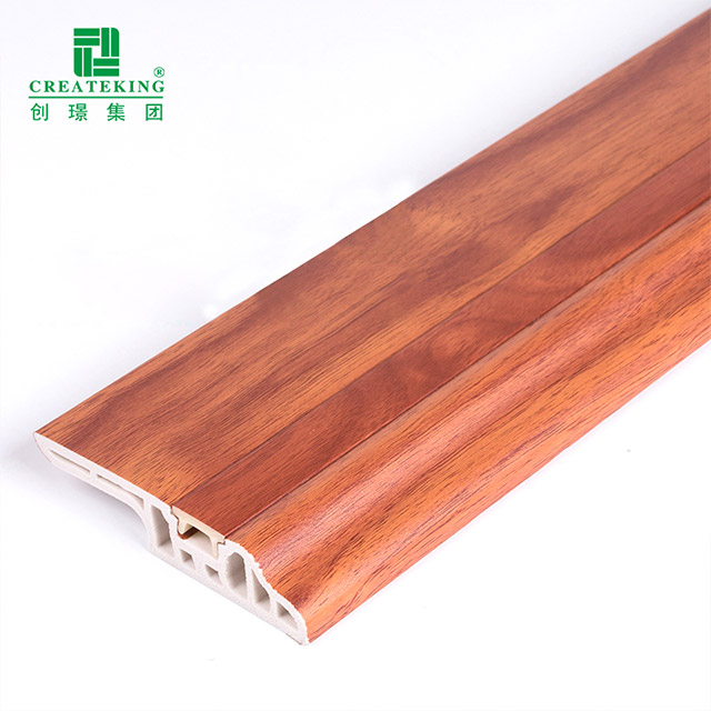 Tấm ốp chân tường ẩn móng tay bằng nhựa PVC 78 * 17mm
