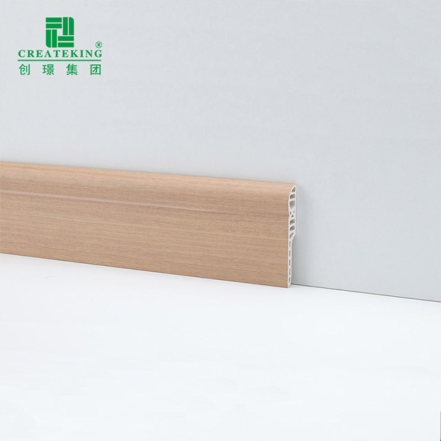 Tấm ốp chân tường bằng bút chì PVC 90 * 17mm