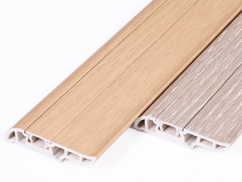 Tấm ốp ch&acirc;n tường ẩn PVC 50 * 12 mm