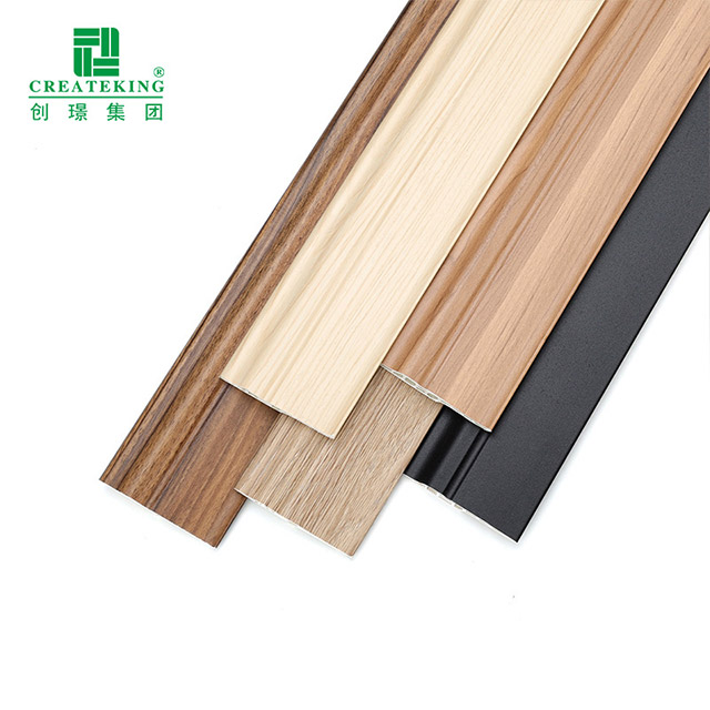 Tấm ván chân tường rỗng nhiều khoang PVC 70 * 16mm
