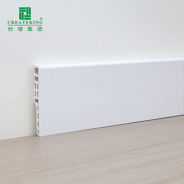 Tấm ốp chân tường vuông SPC 70 * 12 mm