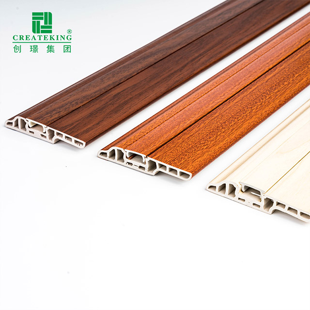 Tấm ốp chân tường ẩn PVC 70 * 14mm