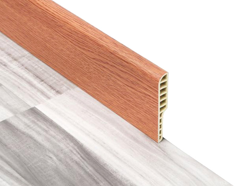 V&aacute;n ch&acirc;n tường tr&ograve;n bằng b&uacute;t ch&igrave; PVC 95 * 12 mm