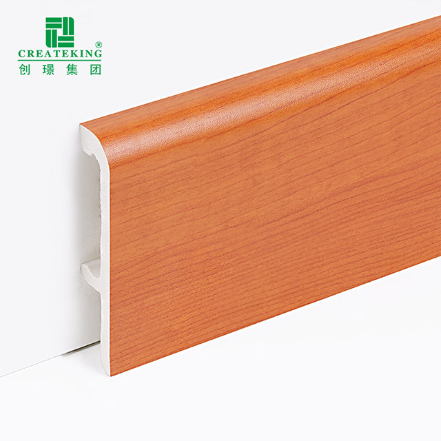 Tấm ốp chân tường kẹp PVC 100 * 16mm