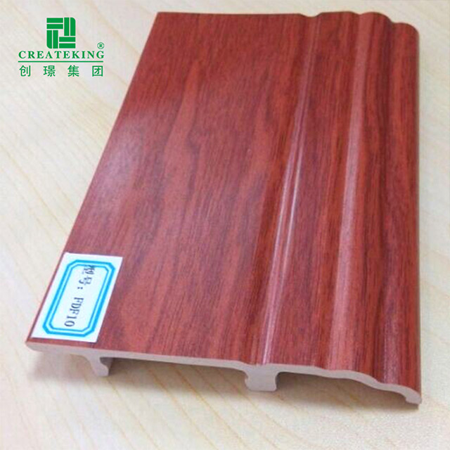 Tấm ốp chân tường kẹp PVC 100 * 15mm
