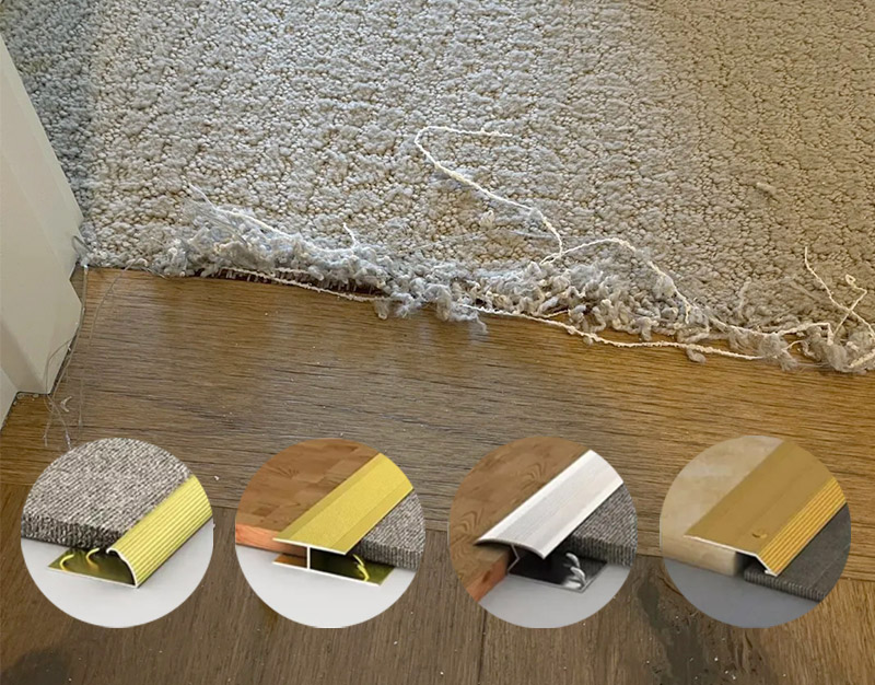 Có cần thiết phải lắp đặt dải chuyển tiếp giữa thảm và gạch không?