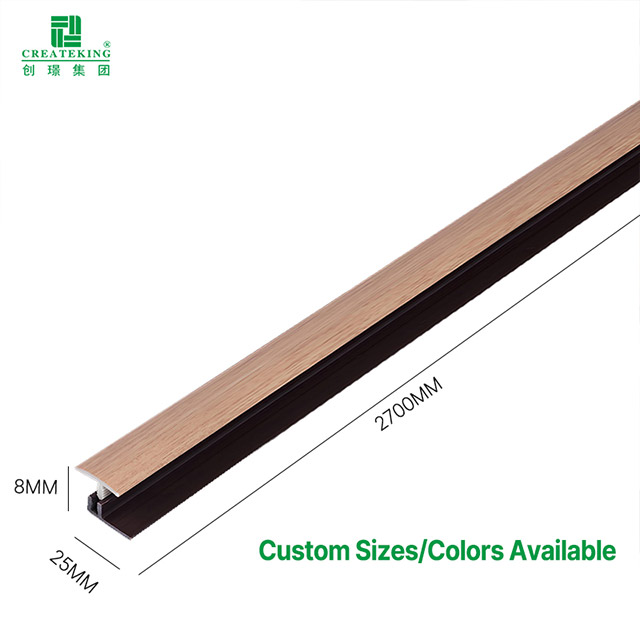 Dải chuyển tiếp sàn PVC hình chữ T 25 * 8mm